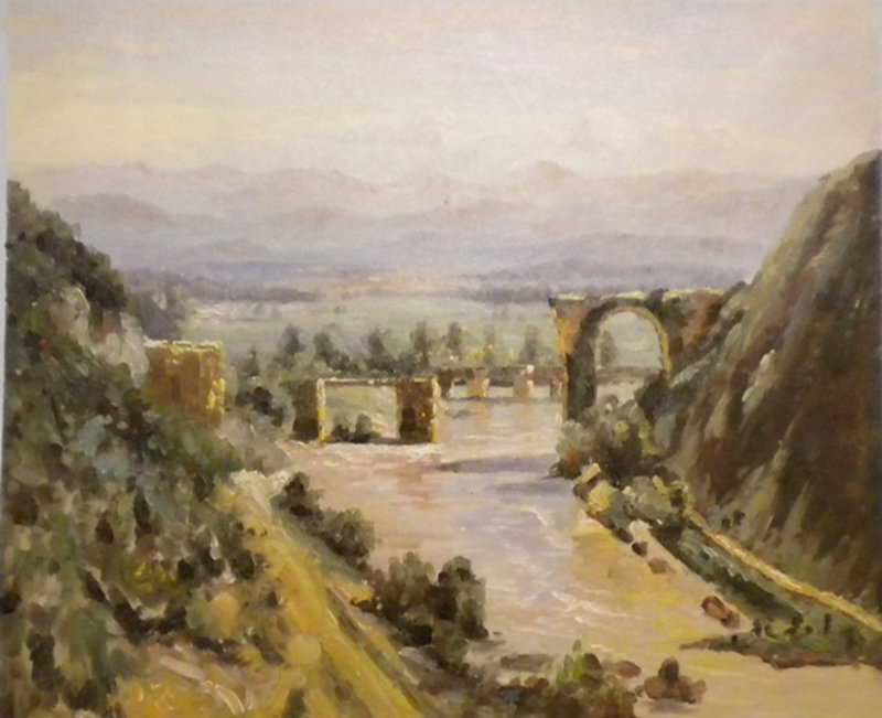 Il Paesaggista Francese De Il Ponte Di Narni